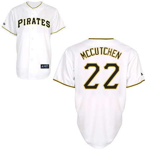 discount Pittsburgh Pirates 22 Andrew McCutchen White Cool Base MLB Jersey Baseball MLB Jerseys